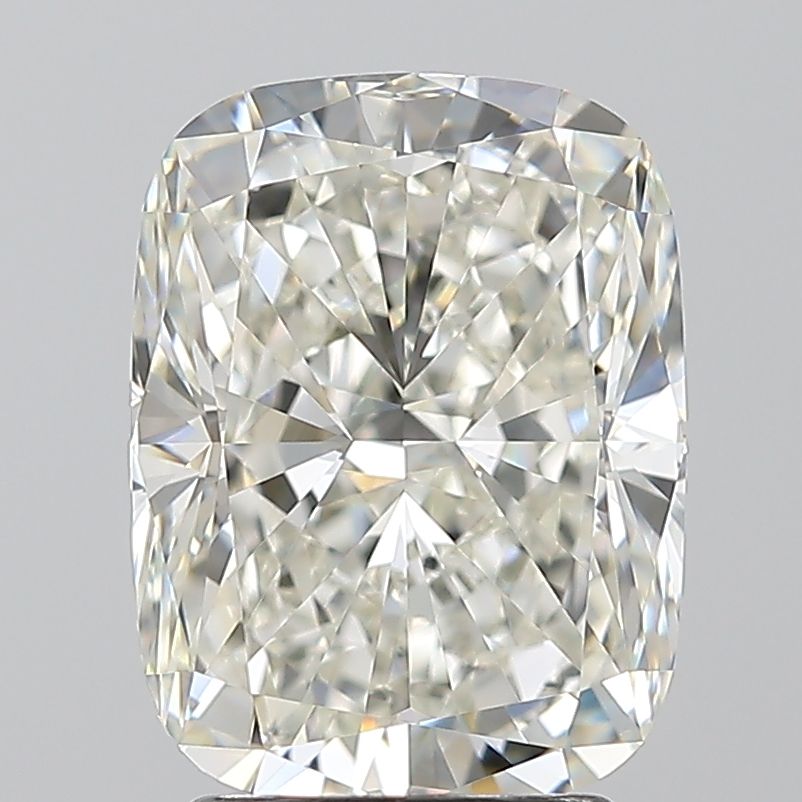 3.01 Carat Cushion Natural Diamond with  Cut Diamond in 14KT  view 1
