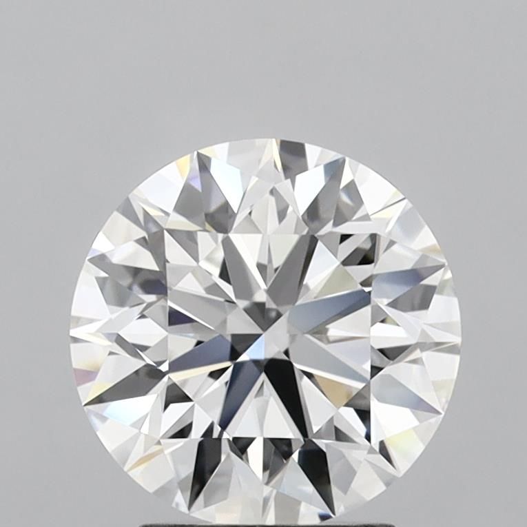 2.7 Carat Round Lab Diamond with  Cut Diamond in 14KT  view 1
