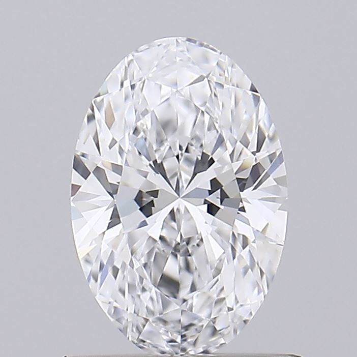 0.74 Carat Oval Lab Diamond with  Cut Diamond in 14KT  view 1
