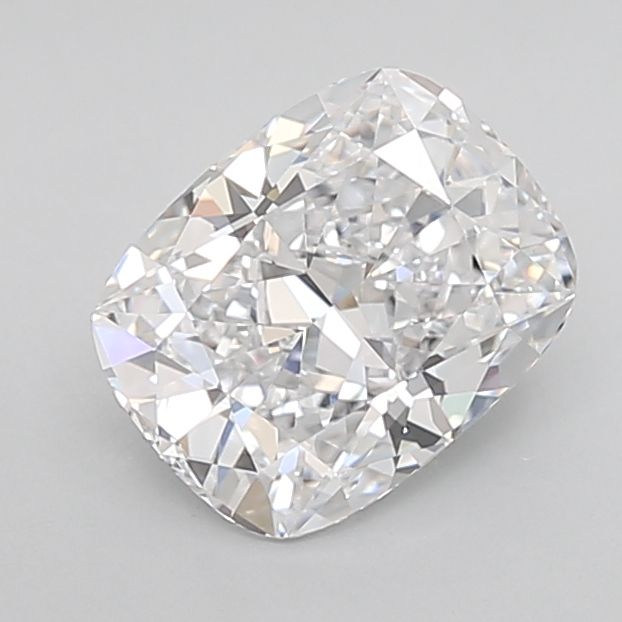 1.62 Carat Cushion Lab Diamond with  Cut Diamond in 14KT  view 1
