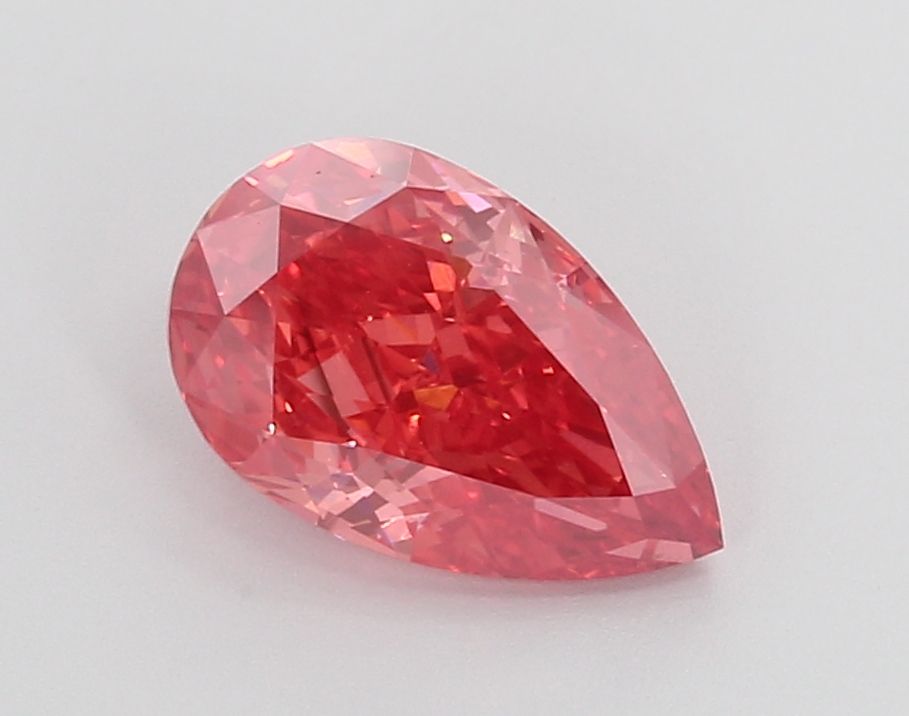 1.59 Carat Pear Lab Diamond with  Cut Diamond in 14KT  view 1

