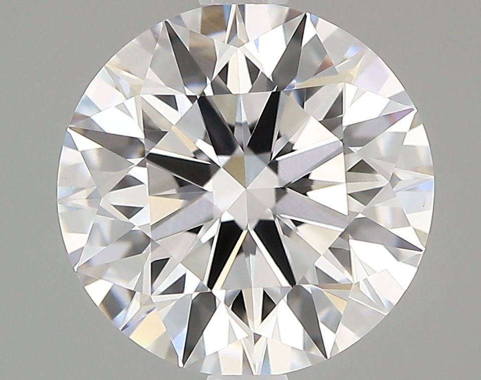 2.51 Carat Round Lab Diamond with  Cut Diamond in 14KT  view 1
