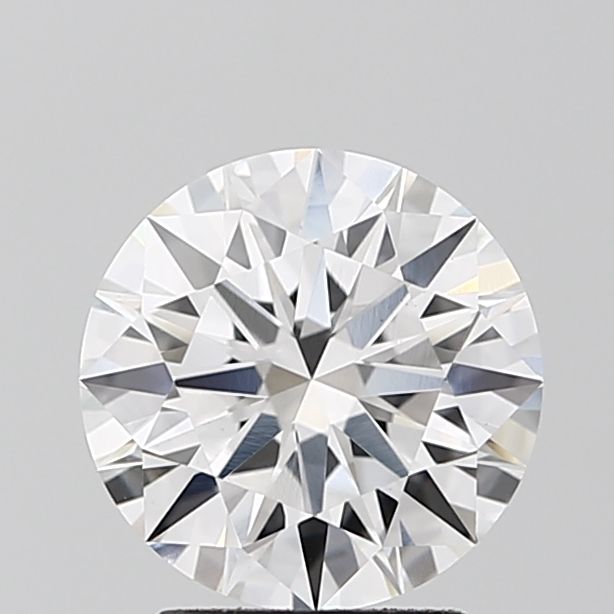 2.09 Carat Round Lab Diamond with  Cut Diamond in 14KT  view 1
