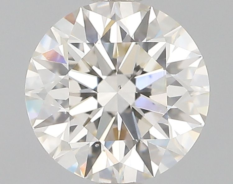 1.01 Carat Round Natural Diamond with  Cut Diamond in 14KT  view 1
