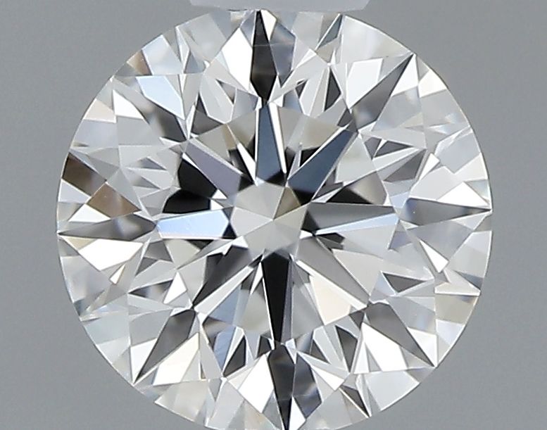 0.45 Carat Round Natural Diamond with  Cut Diamond in 14KT  view 1
