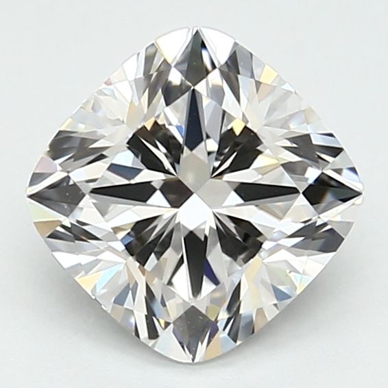 1.51 Carat Cushion Lab Diamond with  Cut Diamond in 14KT  view 1
