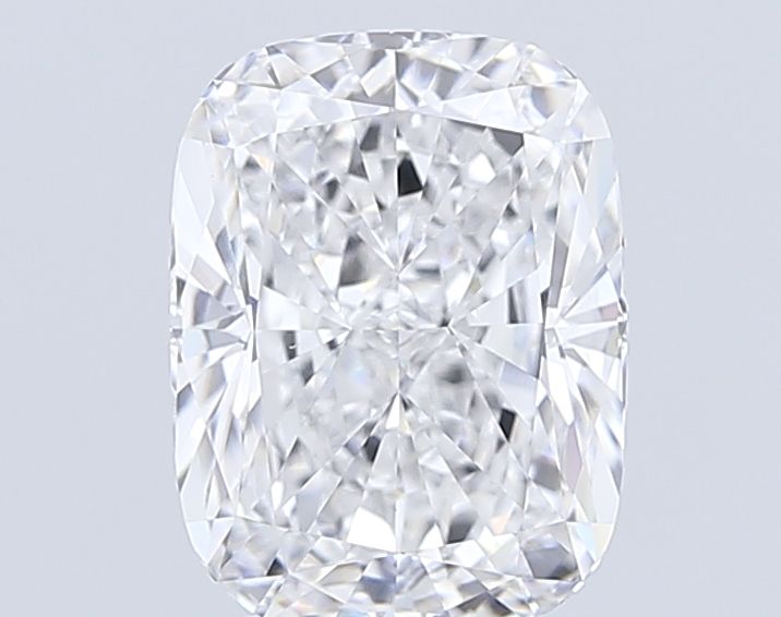 5.36 Carat Cushion Lab Diamond with  Cut Diamond in 14KT  view 1
