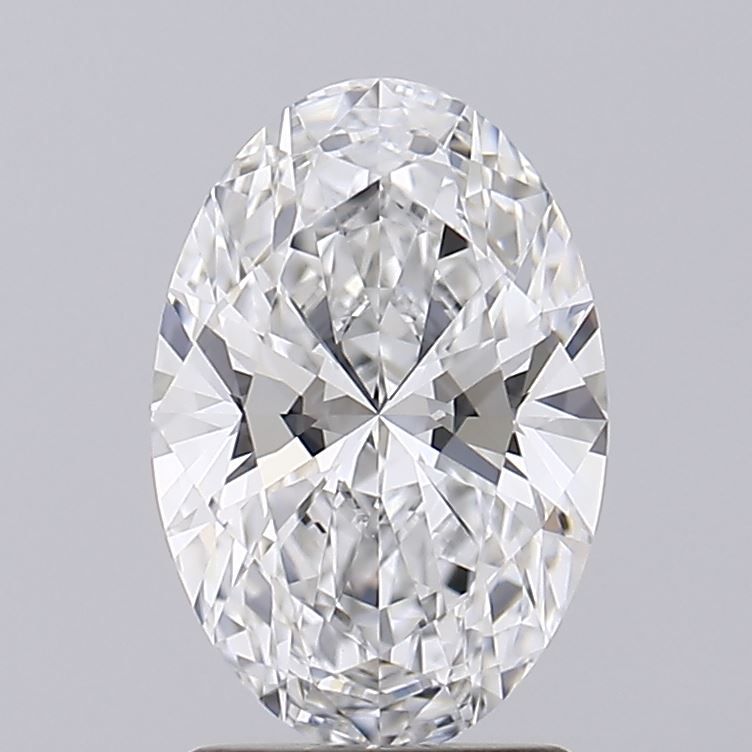 1.67 Carat Oval Lab Diamond with  Cut Diamond in 14KT  view 1
