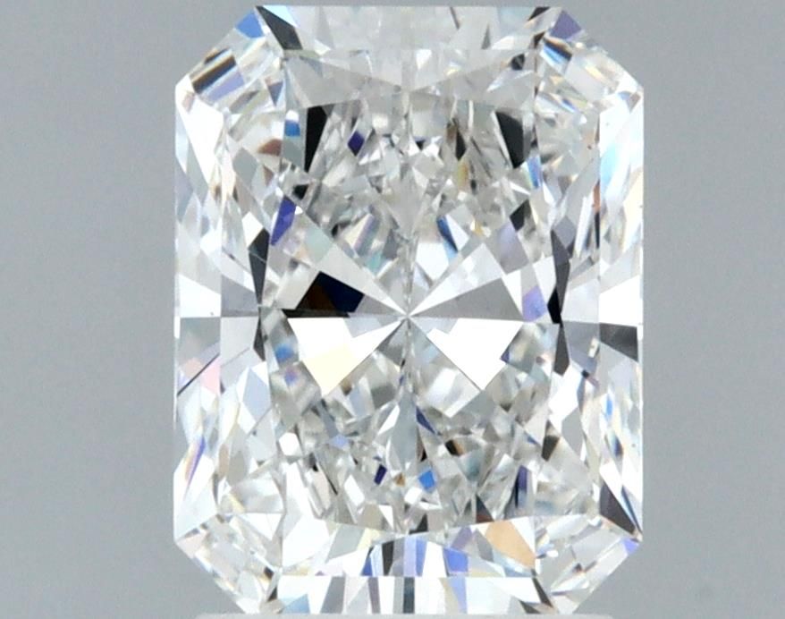 2.06 Carat Radiant Lab Diamond with  Cut Diamond in 14KT  view 1
