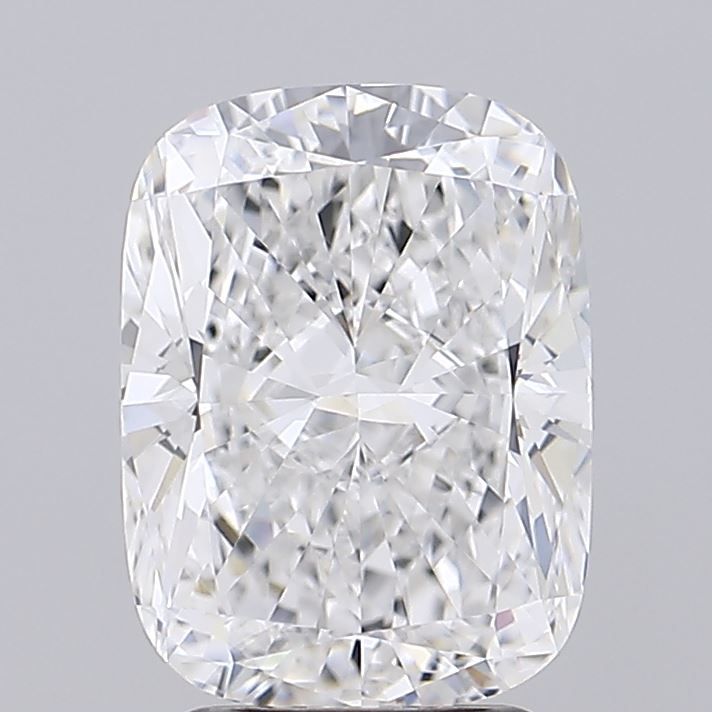 3.5 Carat Cushion Lab Diamond with  Cut Diamond in 14KT  view 1

