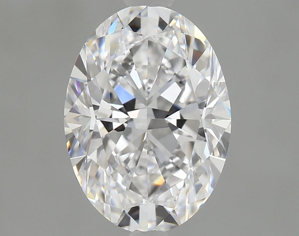 1.8 Carat Oval Natural Diamond with  Cut Diamond in 14KT  view 1
