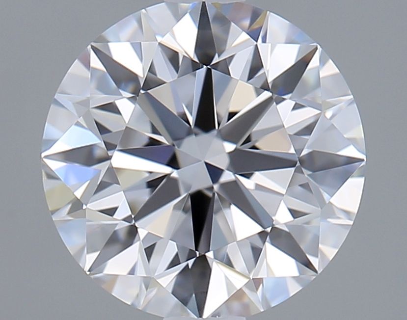 1.5 Carat Round Lab Diamond with  Cut Diamond in 14KT  view 1
