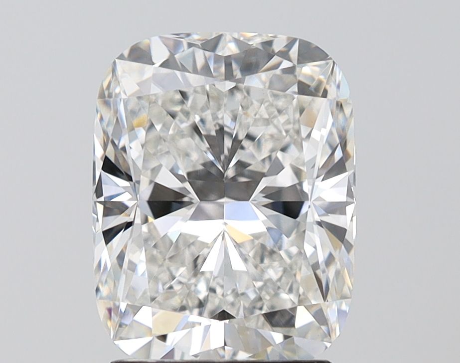 3.1 Carat Cushion Lab Diamond with  Cut Diamond in 14KT  view 1
