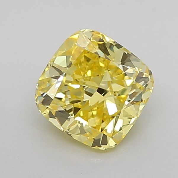 1.01 Carat Cushion Lab Diamond with  Cut Diamond in 14KT  view 1
