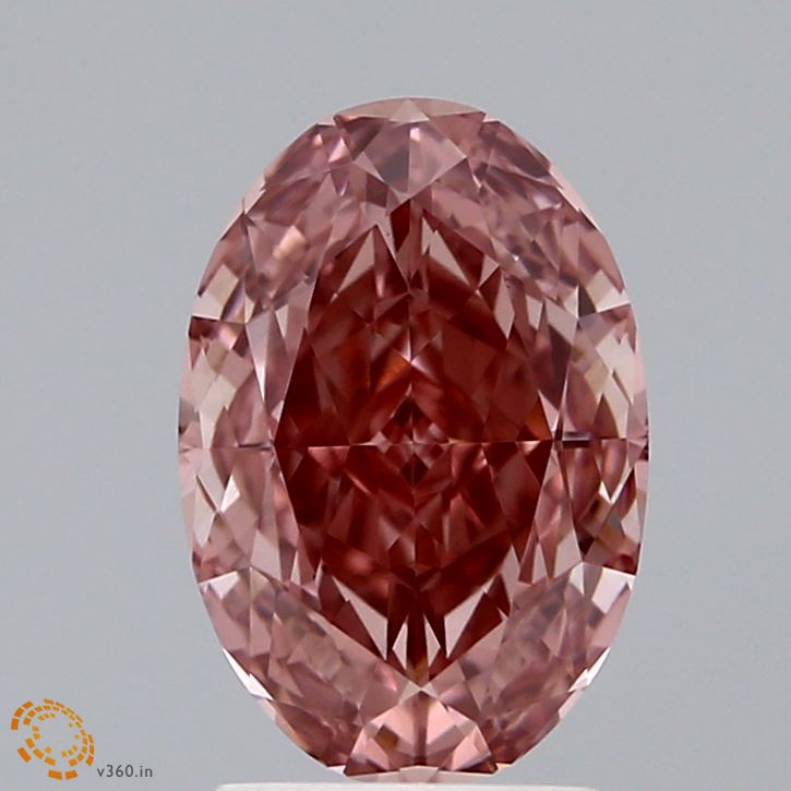 2.02 Carat Oval Lab Diamond with  Cut Diamond in 14KT  view 1

