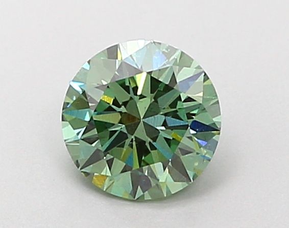 0.65 Carat Round Lab Diamond with  Cut Diamond in 14KT  view 1
