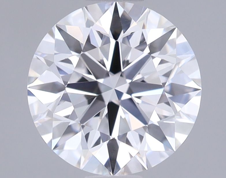 1.04 Carat Round Lab Diamond with  Cut Diamond in 14KT  view 1
