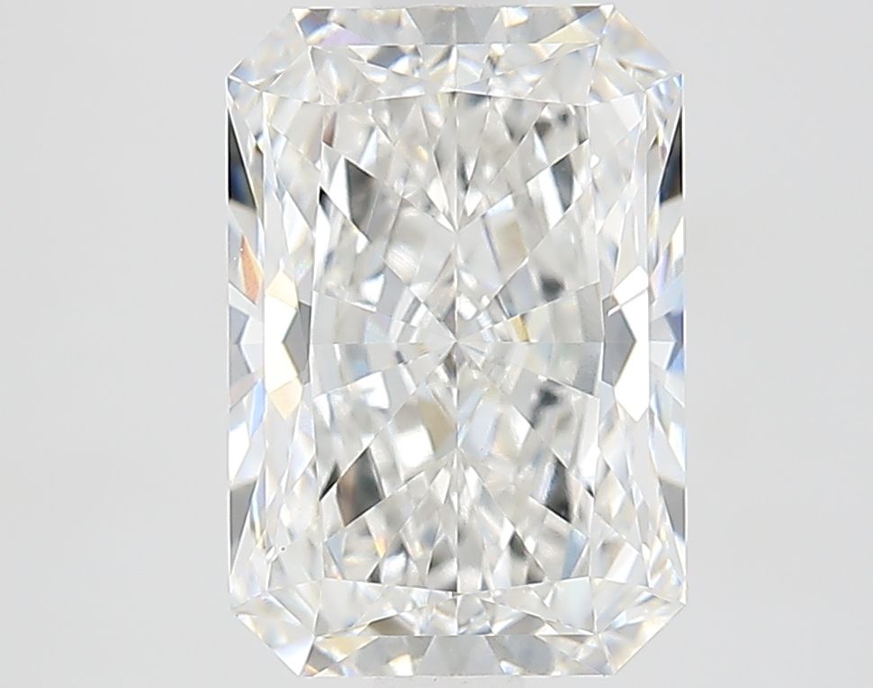 2.6 Carat Radiant Lab Diamond with  Cut Diamond in 14KT  view 1
