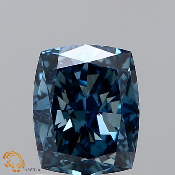 1.69 Carat Cushion Lab Diamond with  Cut Diamond in 14KT  view 1
