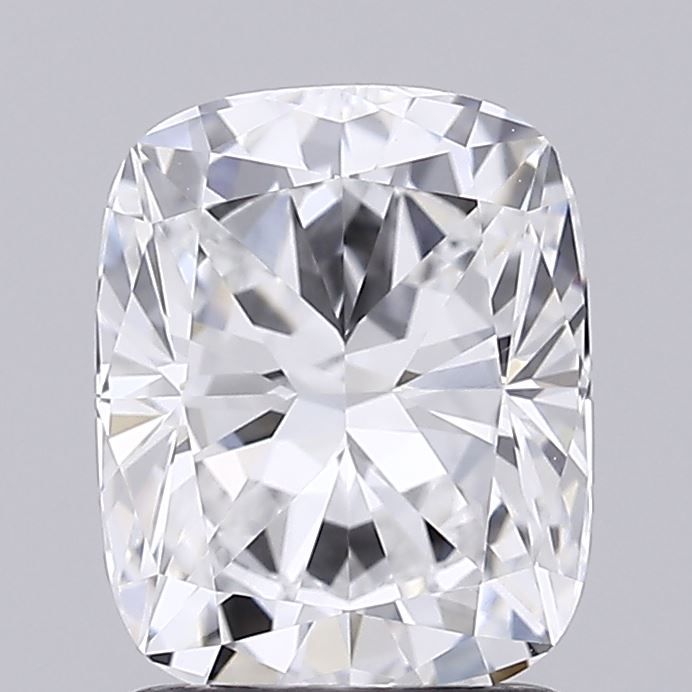 1.57 Carat Cushion Lab Diamond with  Cut Diamond in 14KT  view 1
