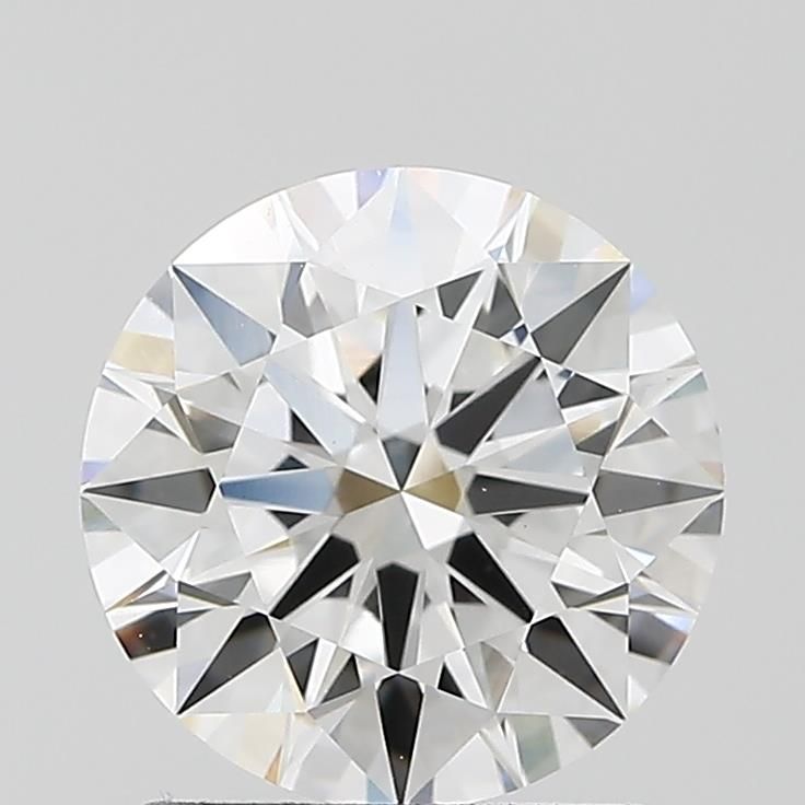 1.59 Carat Round Lab Diamond with  Cut Diamond in 14KT  view 1
