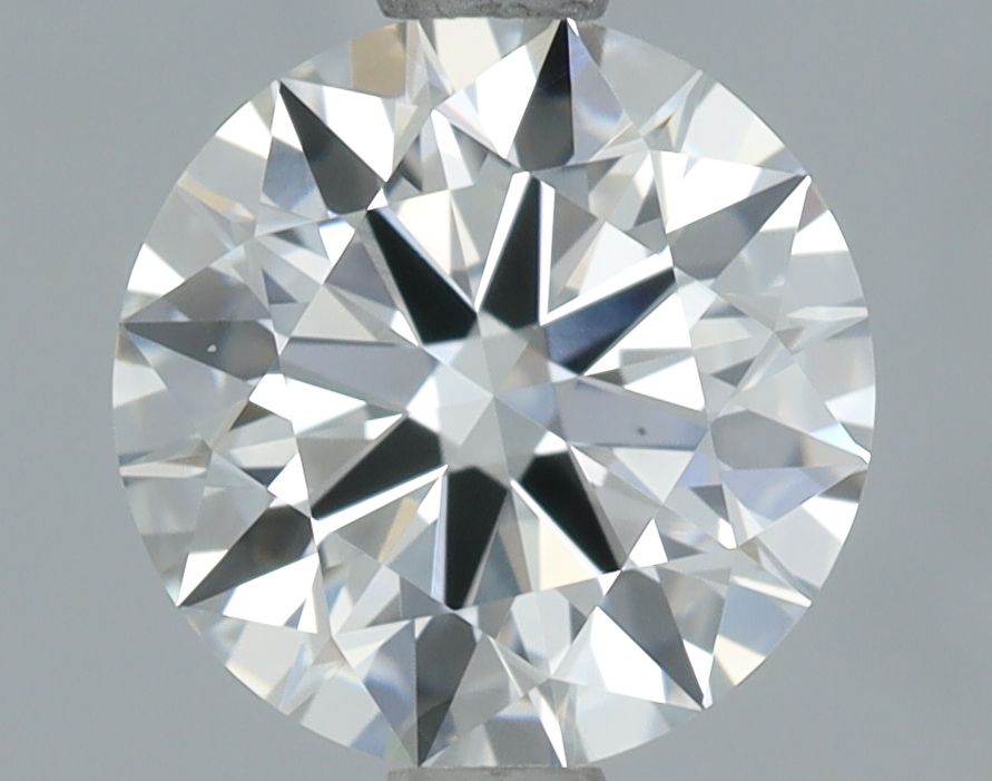 1.21 Carat Round Natural Diamond with  Cut Diamond in 14KT  view 1
