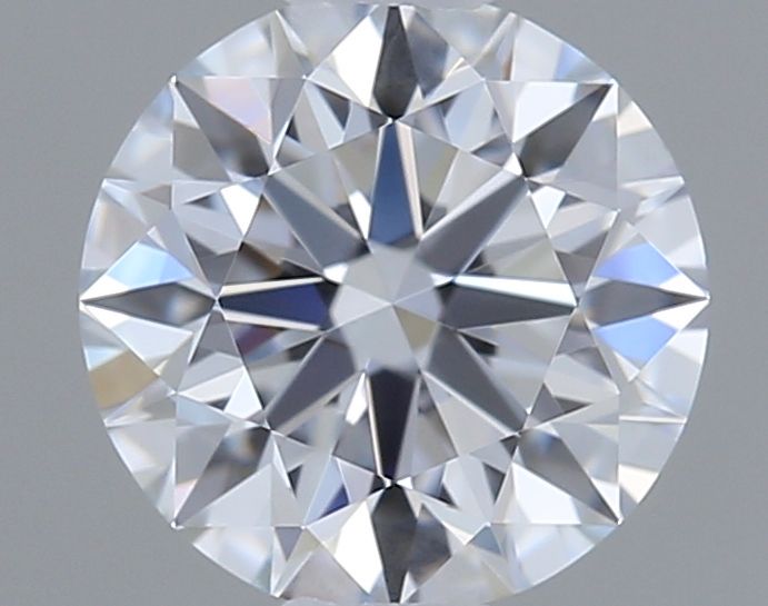 0.51 Carat Round Lab Diamond with  Cut Diamond in 14KT  view 1
