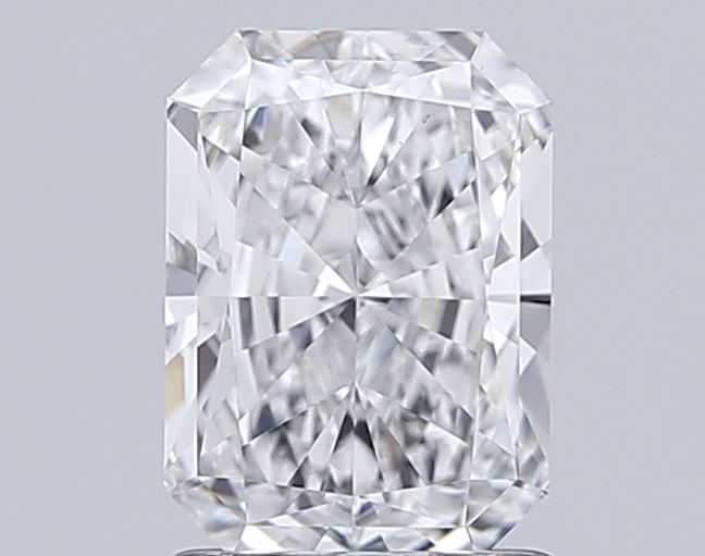 1.51 Carat Radiant Lab Diamond with  Cut Diamond in 14KT  view 1
