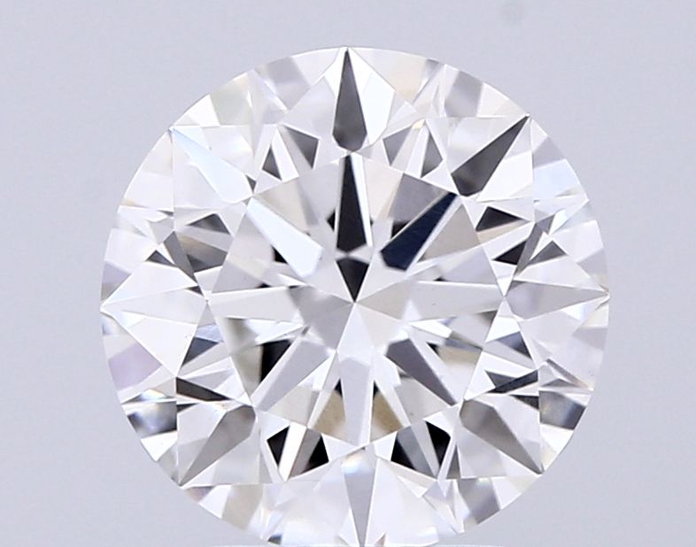 2.5 Carat Round Lab Diamond with  Cut Diamond in 14KT  view 1
