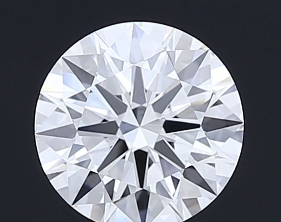 4.26 Carat Round Lab Diamond with  Cut Diamond in 14KT  view 1
