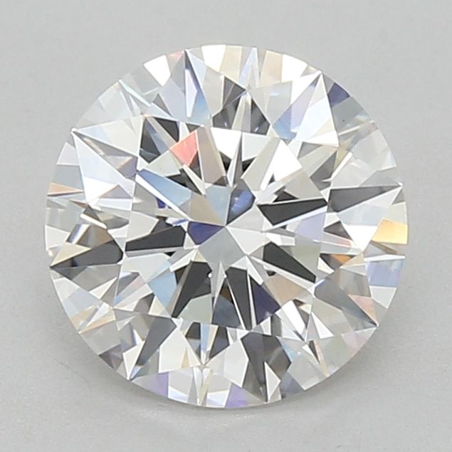 3.13 Carat Round Lab Diamond with  Cut Diamond in 14KT  view 1
