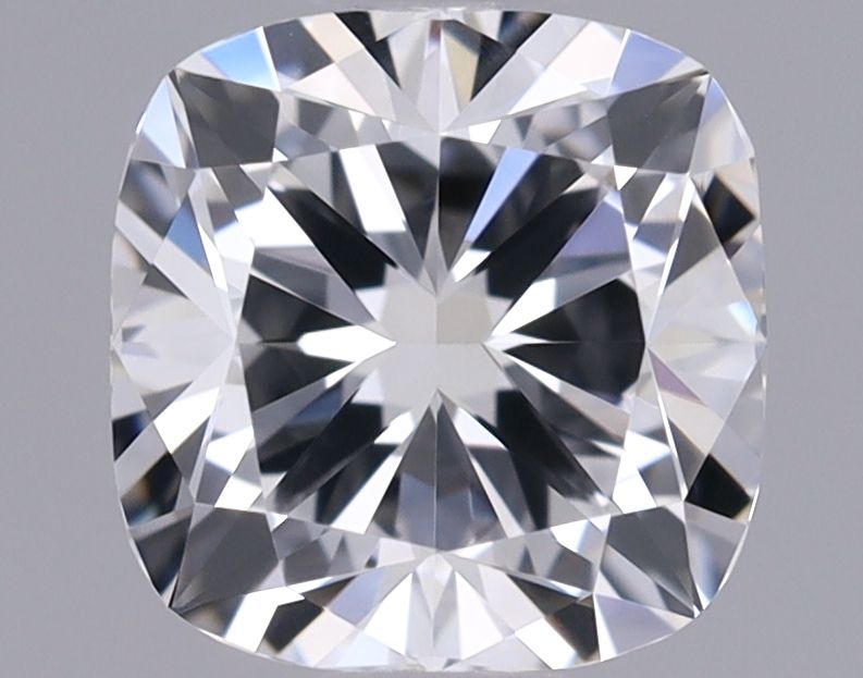 0.76 Carat Cushion Lab Diamond with  Cut Diamond in 14KT  view 1
