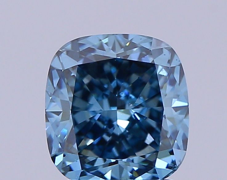 2.01 Carat Cushion Lab Diamond with  Cut Diamond in 14KT  view 1
