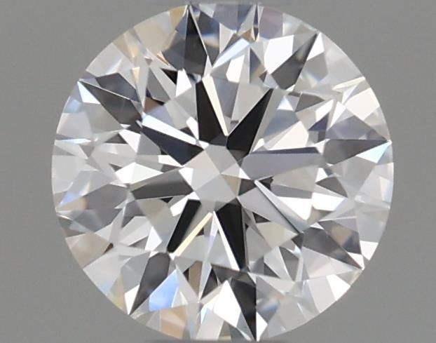 0.4 Carat Round Natural Diamond with  Cut Diamond in 14KT  view 1
