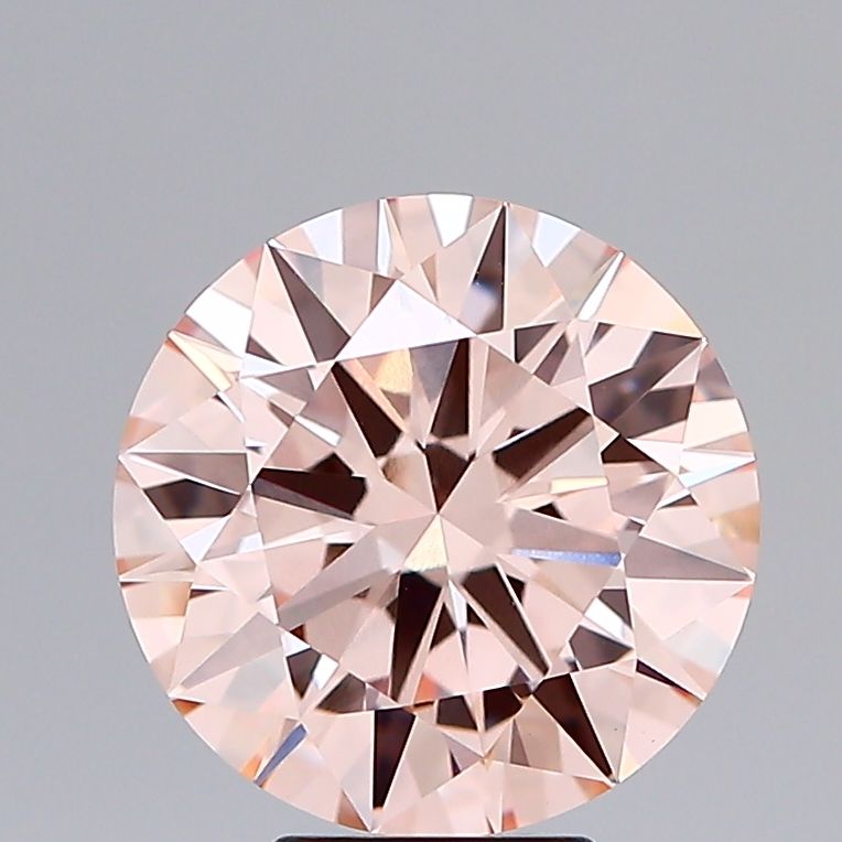 5.03 Carat Round Lab Diamond with  Cut Diamond in 14KT  view 1
