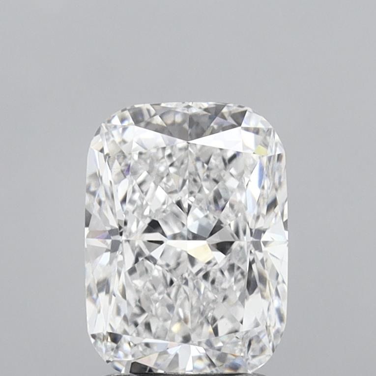 2.16 Carat Cushion Lab Diamond with  Cut Diamond in 14KT  view 1
