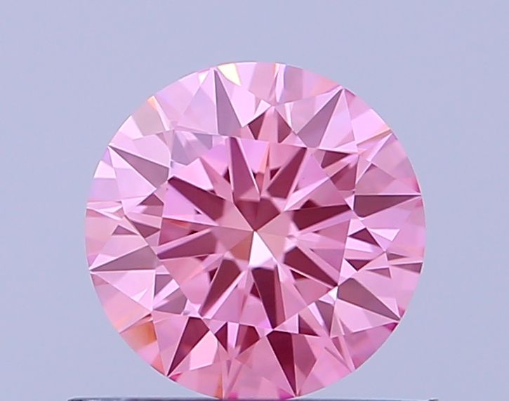 0.67 Carat Round Lab Diamond with  Cut Diamond in 14KT  view 1
