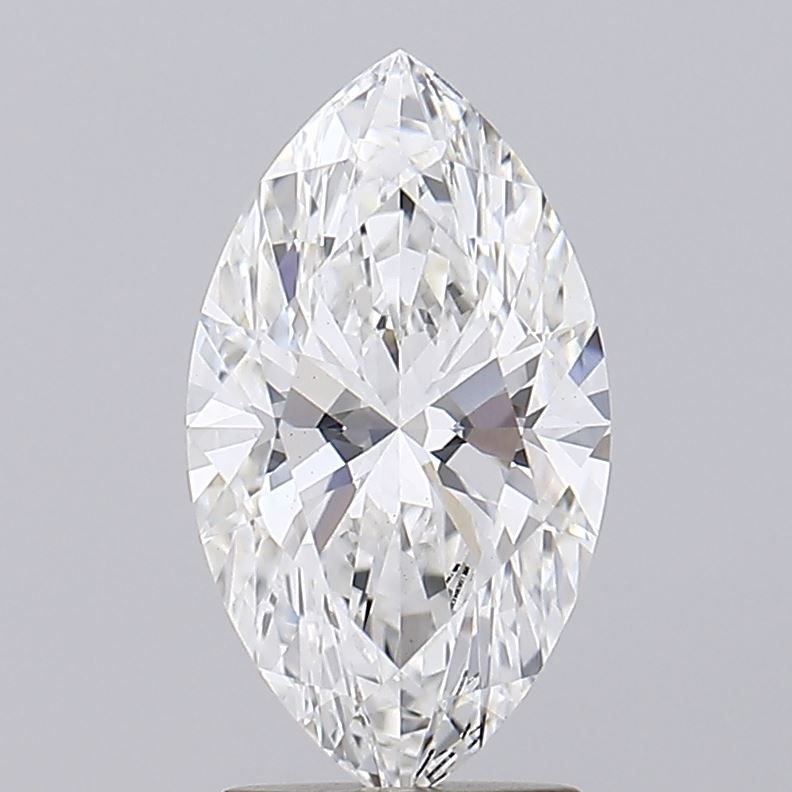 2.24 Carat Marquise Lab Diamond with  Cut Diamond in 14KT  view 1

