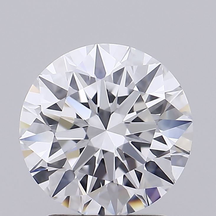 2.01 Carat Round Lab Diamond with  Cut Diamond in 14KT  view 1
