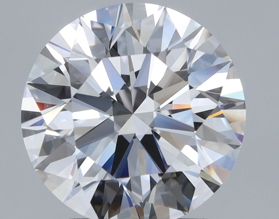 2.15 Carat Round Natural Diamond with  Cut Diamond in 14KT  view 1
