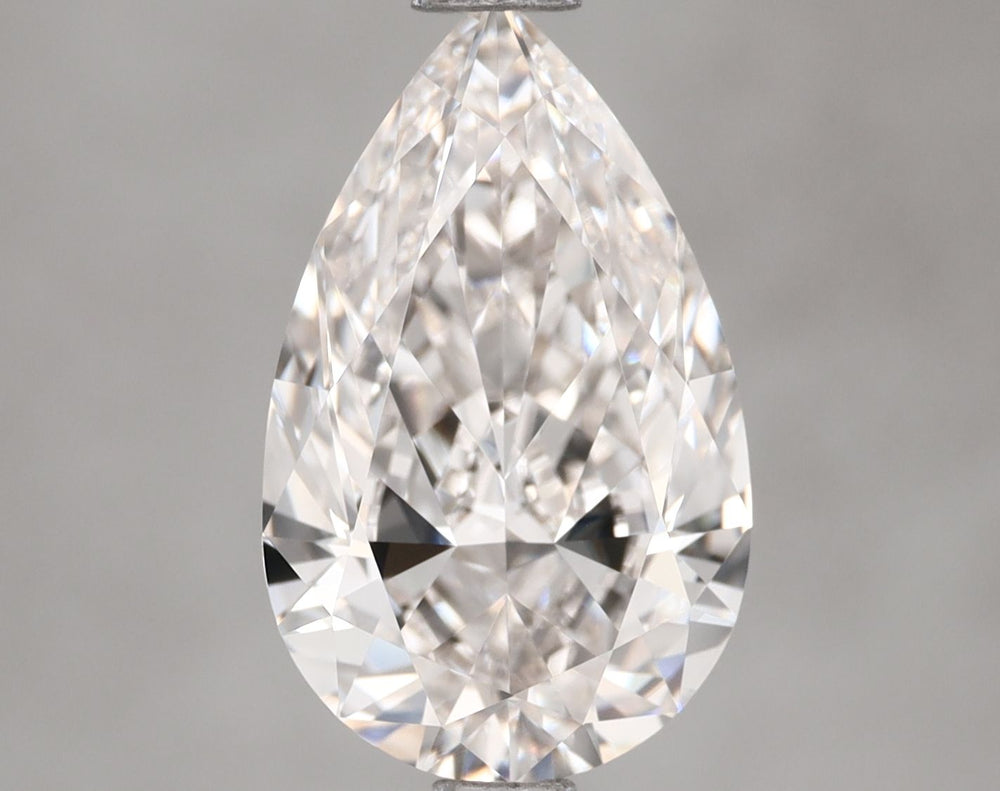 1.81 Carat Pear Natural Diamond with  Cut Diamond in 14KT  view 1
