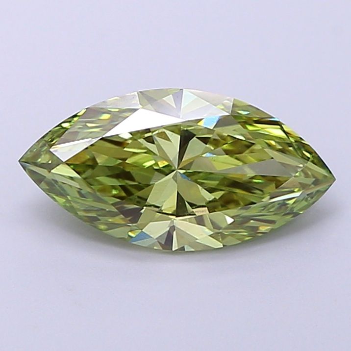 1.73 Carat Marquise Lab Diamond with  Cut Diamond in 14KT  view 1
