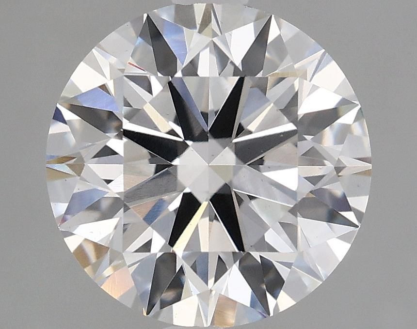 2.5 Carat Round Lab Diamond with  Cut Diamond in 14KT  view 1

