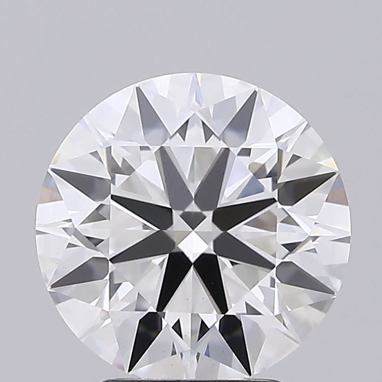 3.51 Carat Round Lab Diamond with  Cut Diamond in 14KT  view 1
