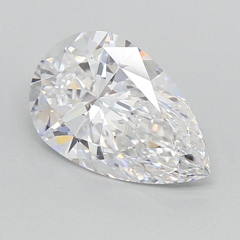 1.79 Carat Pear Lab Diamond with  Cut Diamond in 14KT  view 1
