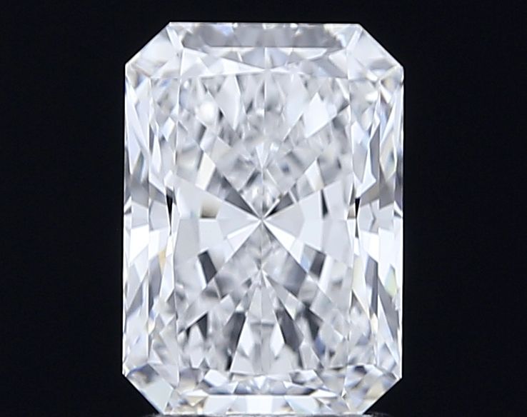 3.0 Carat Radiant Lab Diamond with  Cut Diamond in 14KT  view 1
