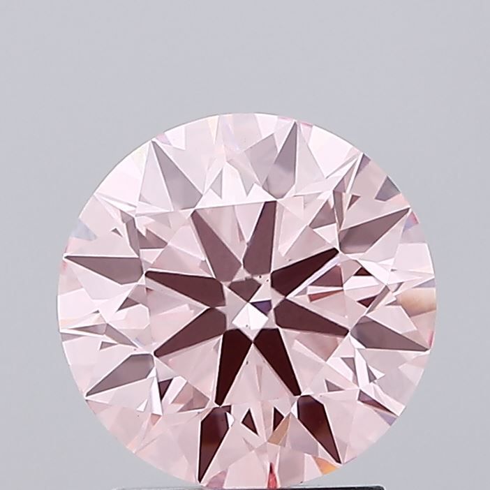 2.07 Carat Round Lab Diamond with  Cut Diamond in 14KT  view 1
