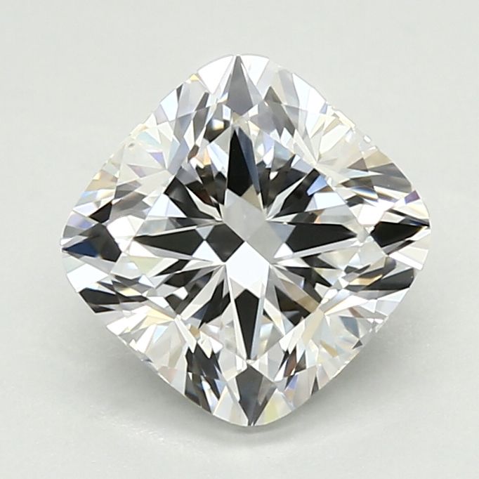 1.7 Carat Cushion Lab Diamond with  Cut Diamond in 14KT  view 1
