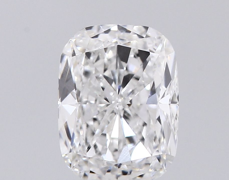 2.42 Carat Cushion Lab Diamond with  Cut Diamond in 14KT  view 1
