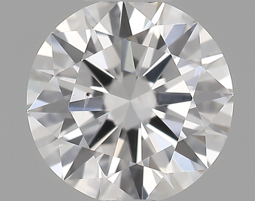 0.3 Carat Round Natural Diamond with  Cut Diamond in 14KT  view 1
